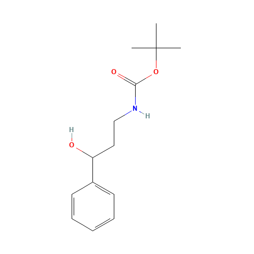 tert-butyl N-(3-hydroxy-3-phenylpropyl)carbamate (CAS: 257892-43-6) - Related Chemical Product