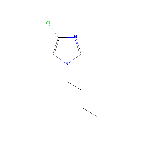 1-butyl-4-chloroimidazole (CAS: 1305207-91-3) - Chemical Structure and Molecular Formula 