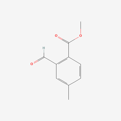 methyl 2-formyl-4-methylbenzoate (CAS: 63112-98-1) - Chemical Structure and Molecular Formula 