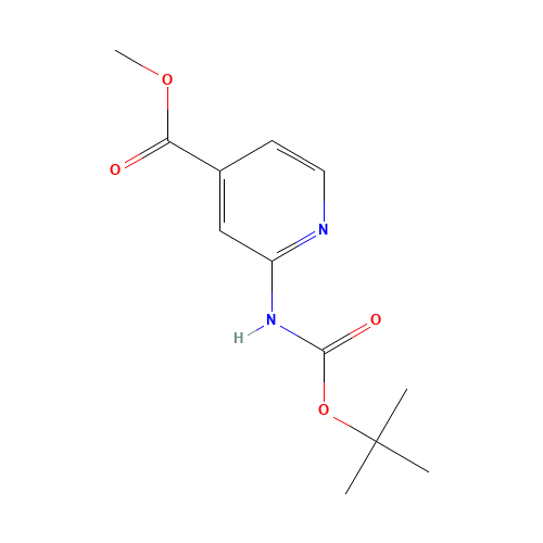 methyl 2-[(2-methylpropan-2-yl)oxycarbonylamino]pyridine-4-carboxylate (CAS: 639091-75-1) - Related Chemical Product
