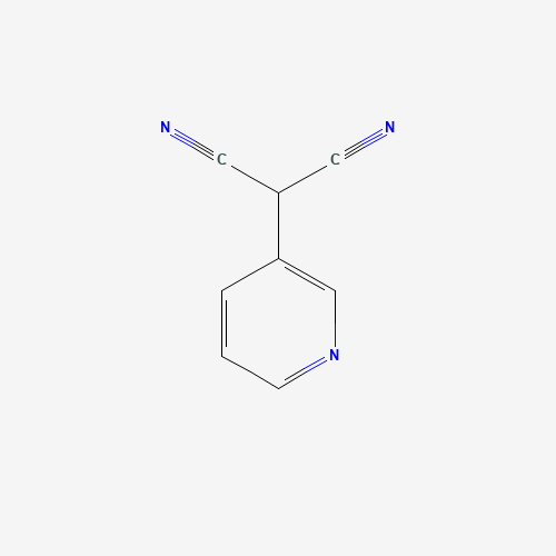 2-pyridin-3-ylpropanedinitrile (CAS: 25230-06-2) - Chemical Structure and Molecular Formula 