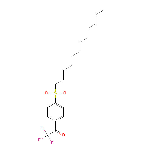 1-(4-dodecylsulfonylphenyl)-2,2,2-trifluoroethanone (CAS: 129476-48-8) - Related Chemical Product