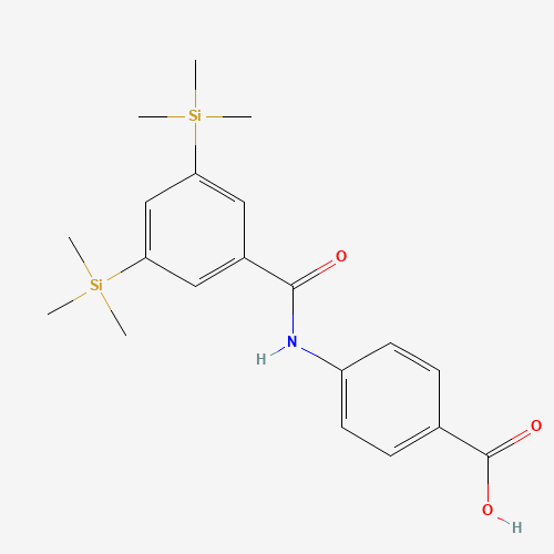 4-[[3,5-bis(trimethylsilyl)benzoyl]amino]benzoic acid (CAS: 125973-56-0) - Related Chemical Product