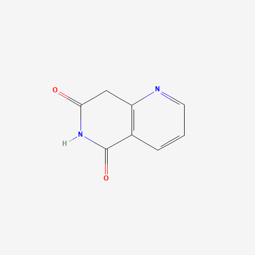 8H-1,6-naphthyridine-5,7-dione (CAS: 1345461-33-7) - Chemical Structure and Molecular Formula 