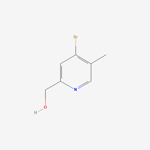 (4-bromo-5-methylpyridin-2-yl)methanol (CAS: 820224-83-7) - Chemical Structure and Molecular Formula 