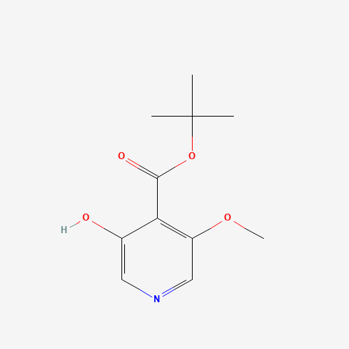 tert-butyl 3-hydroxy-5-methoxypyridine-4-carboxylate (CAS: 1138444-13-9) - Chemical Structure and Molecular Formula 