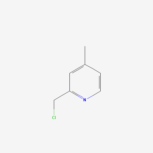 2-(chloromethyl)-4-methylpyridine (CAS: 38198-16-2) - Chemical Structure and Molecular Formula 