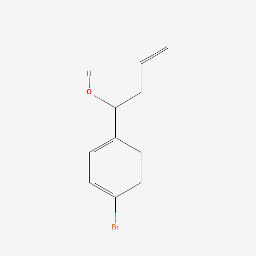 1-(4-bromophenyl)but-3-en-1-ol (CAS: 113842-31-2) - Chemical Structure and Molecular Formula 