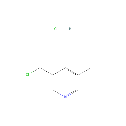 3-(chloromethyl)-5-methylpyridine;hydrochloride (CAS: 1007089-84-0) - Chemical Structure and Molecular Formula 