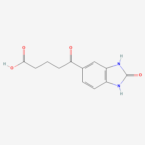 5-oxo-5-(2-oxo-1,3-dihydrobenzimidazol-5-yl)pentanoic acid (CAS: 36896-35-2) - Related Chemical Product