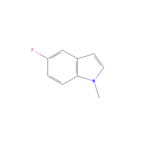 5-fluoro-1-methylindole (CAS: 116176-92-2) - Chemical Structure and Molecular Formula 