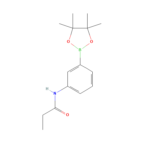 N-[3-(4,4,5,5-tetramethyl-1,3,2-dioxaborolan-2-yl)phenyl]propanamide (CAS: 1315571-00-6) - Related Chemical Product