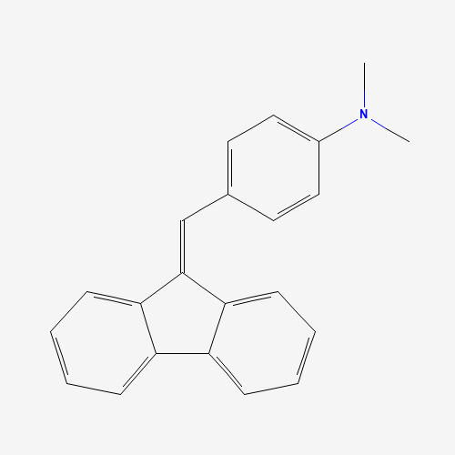 4-(fluoren-9-ylidenemethyl)-N,N-dimethylaniline (CAS: 2871-86-5) - Chemical Structure and Molecular Formula 