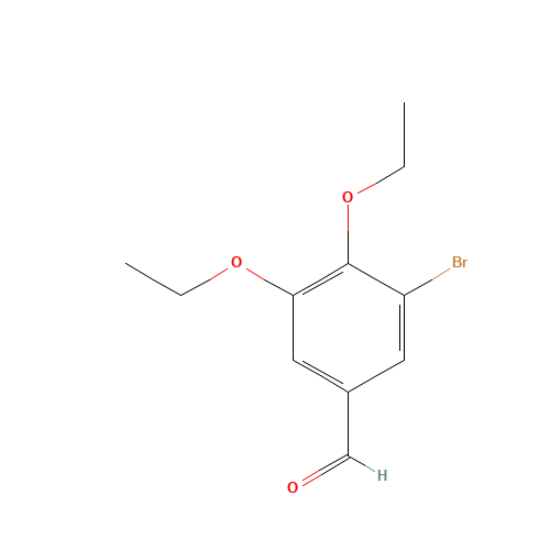 3-bromo-4,5-diethoxybenzaldehyde (CAS: 90109-64-1) - Related Chemical Product