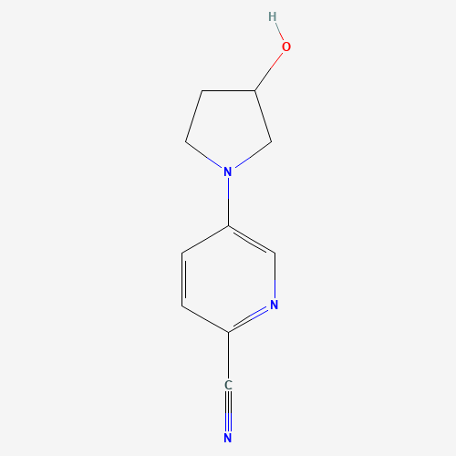 5-(3-hydroxypyrrolidin-1-yl)pyridine-2-carbonitrile (CAS: 1429414-83-4) - Related Chemical Product