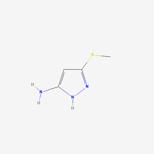 3-methylsulfanyl-1H-pyrazol-5-amine (CAS: 117736-74-0) - Related Chemical Product