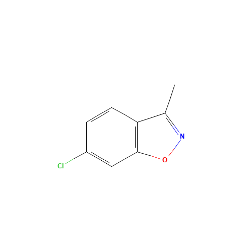 6-chloro-3-methyl-1,2-benzoxazole (CAS: 66033-73-6) - Chemical Structure and Molecular Formula 
