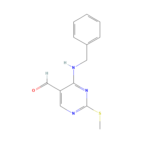 4-(benzylamino)-2-methylsulfanylpyrimidine-5-carbaldehyde (CAS: 888491-20-1) - Related Chemical Product