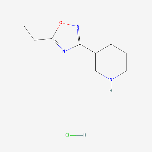 5-ethyl-3-piperidin-3-yl-1,2,4-oxadiazole;hydrochloride (CAS: 183208-11-9) - Related Chemical Product