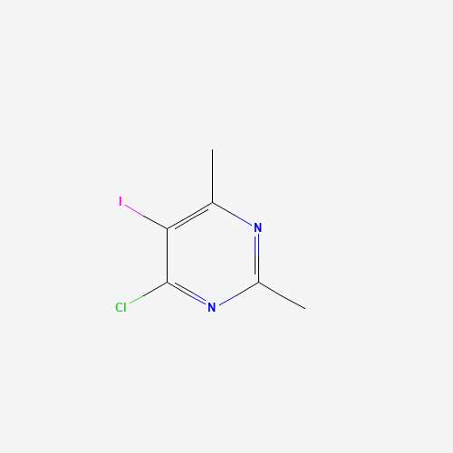 4-chloro-5-iodo-2,6-dimethylpyrimidine (CAS: 83410-16-6) - Chemical Structure and Molecular Formula 