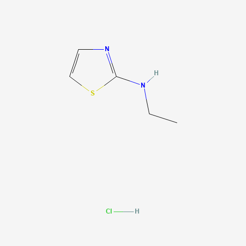 N-ethyl-1,3-thiazol-2-amine;hydrochloride (CAS: 90586-84-8) - Chemical Structure and Molecular Formula 