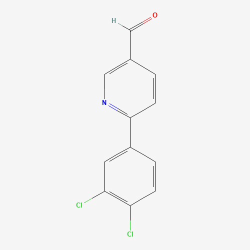 6-(3,4-dichlorophenyl)pyridine-3-carbaldehyde (CAS: 898796-05-9) - Related Chemical Product