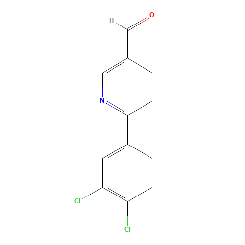 6-(3,4-dichlorophenyl)pyridine-3-carbaldehyde (CAS: 898796-05-9) - Related Chemical Product