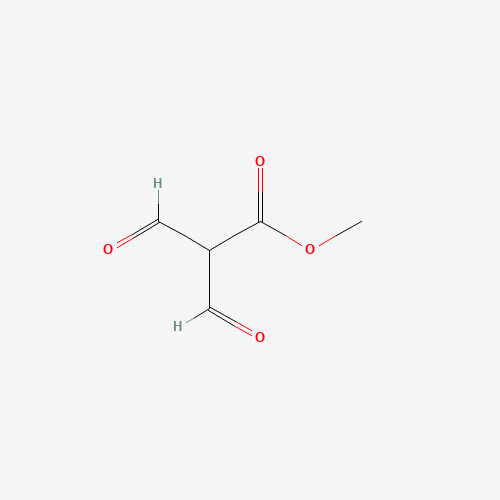 methyl 2-formyl-3-oxopropanoate (CAS: 50427-65-1) - Chemical Structure and Molecular Formula 