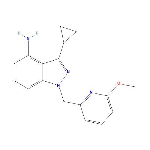 3-cyclopropyl-1-[(6-methoxypyridin-2-yl)methyl]indazol-4-amine (CAS: 1527518-36-0) - Related Chemical Product
