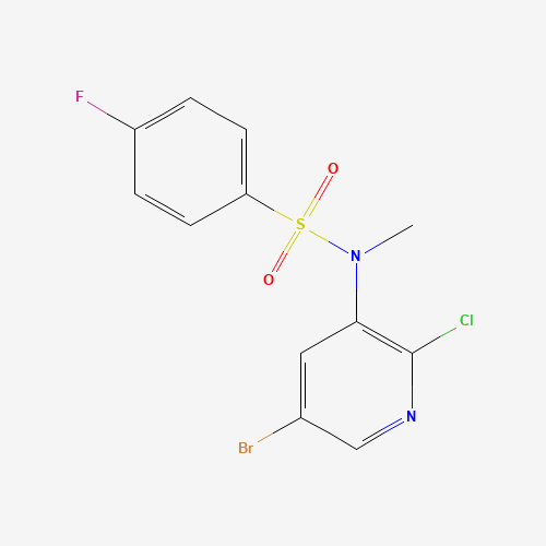 N-(5-bromo-2-chloropyridin-3-yl)-4-fluoro-N-methylbenzenesulfonamide (CAS: 887309-86-6) - Related Chemical Product