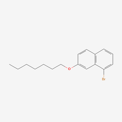 1-bromo-7-heptoxynaphthalene (CAS: 1558804-02-6) - Chemical Structure and Molecular Formula 