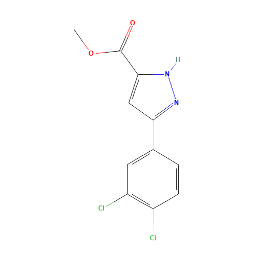 methyl 3-(3,4-dichlorophenyl)-1H-pyrazole-5-carboxylate (CAS: 192702-24-2) - Related Chemical Product