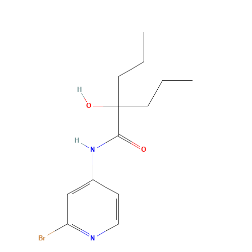 N-(2-bromopyridin-4-yl)-2-hydroxy-2-propylpentanamide (CAS: 1433904-44-9) - Related Chemical Product
