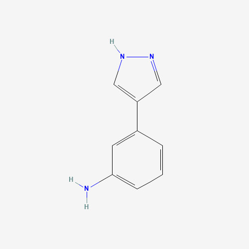 3-(1H-pyrazol-4-yl)aniline (CAS: 1170691-45-8) - Related Chemical Product