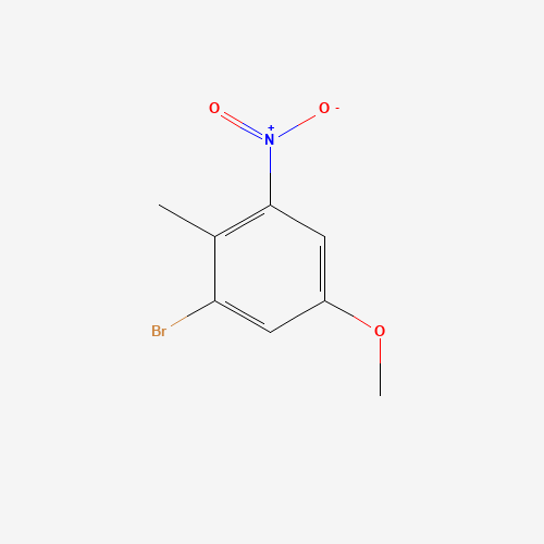 1-bromo-5-methoxy-2-methyl-3-nitrobenzene (CAS: 62827-41-2) - Related Chemical Product