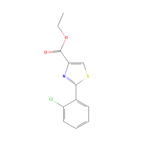 ethyl 2-(2-chlorophenyl)-1,3-thiazole-4-carboxylate (CAS: 132089-36-2) - Related Chemical Product