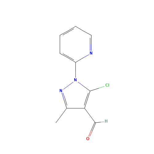 5-chloro-3-methyl-1-pyridin-2-ylpyrazole-4-carbaldehyde (CAS: 87867-73-0) - Related Chemical Product
