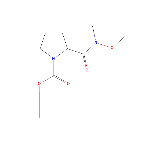 tert-butyl 2-[methoxy(methyl)carbamoyl]pyrrolidine-1-carboxylate (CAS: 334872-14-9) - Related Chemical Product