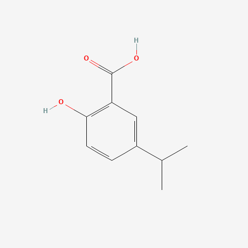2-hydroxy-5-propan-2-ylbenzoic acid (CAS: 31589-71-6) - Chemical Structure and Molecular Formula 