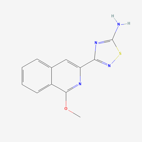 3-(1-methoxyisoquinolin-3-yl)-1,2,4-thiadiazol-5-amine (CAS: 1179359-75-1) - Related Chemical Product