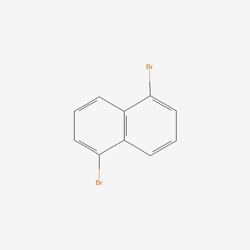1,5-dibromonaphthalene (CAS: 7351-74-8) - Chemical Structure and Molecular Formula 