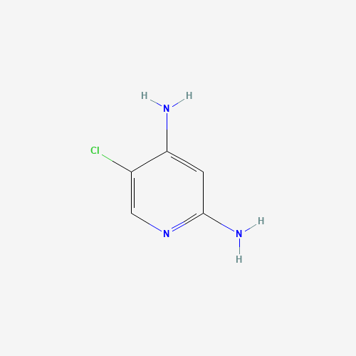 5-chloropyridine-2,4-diamine (CAS: 1232431-08-1) - Chemical Structure and Molecular Formula 
