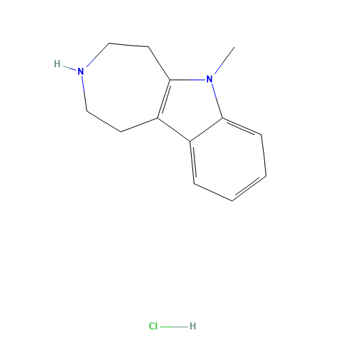 6-methyl-2,3,4,5-tetrahydro-1H-azepino[4,5-b]indole;hydrochloride (CAS: 15923-78-1) - Related Chemical Product