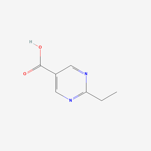 2-ethylpyrimidine-5-carboxylic acid (CAS: 72790-16-0) - Chemical Structure and Molecular Formula 