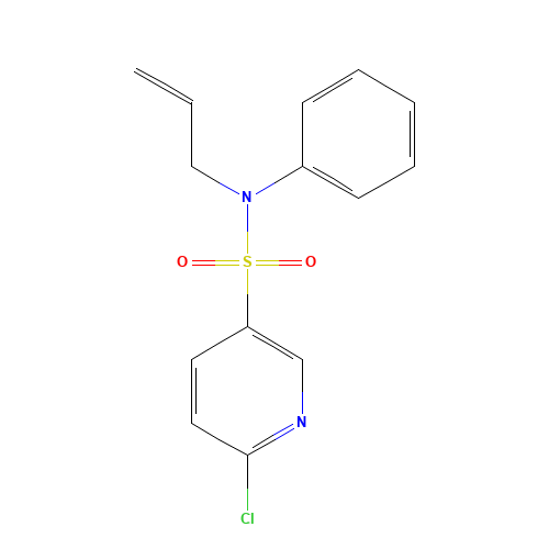 6-chloro-N-phenyl-N-prop-2-enylpyridine-3-sulfonamide (CAS: 1012944-72-7) - Related Chemical Product