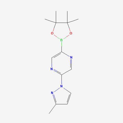 2-(3-methylpyrazol-1-yl)-5-(4,4,5,5-tetramethyl-1,3,2-dioxaborolan-2-yl)pyrazine (CAS: 1310405-10-7) - Related Chemical Product