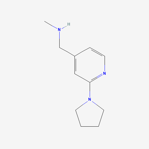 N-methyl-1-(2-pyrrolidin-1-ylpyridin-4-yl)methanamine (CAS: 879896-59-0) - Related Chemical Product