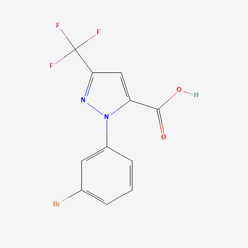 2-(3-bromophenyl)-5-(trifluoromethyl)pyrazole-3-carboxylic acid (CAS: 1170698-37-9) - Related Chemical Product