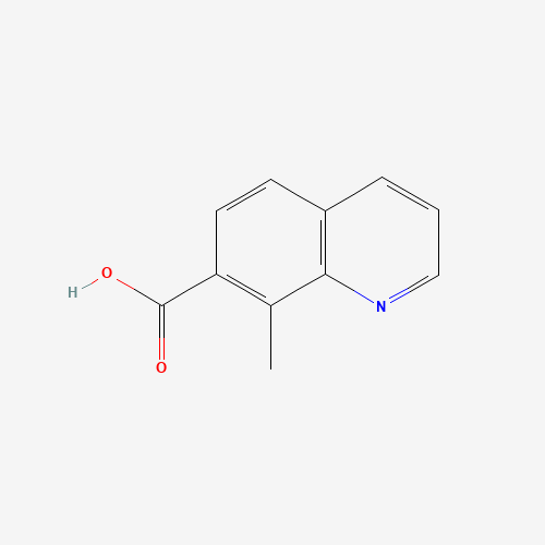 8-methylquinoline-7-carboxylic acid (CAS: 204782-99-0) - Chemical Structure and Molecular Formula 