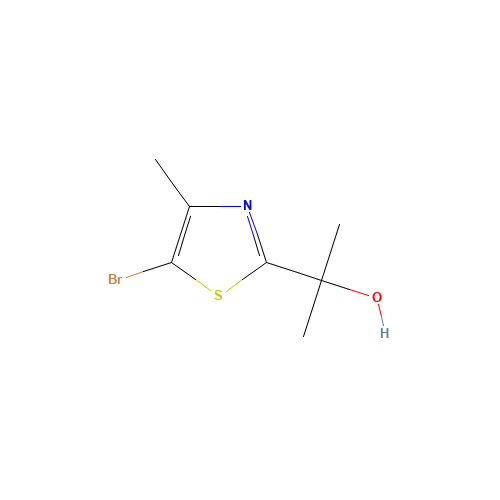 2-(5-bromo-4-methyl-1,3-thiazol-2-yl)propan-2-ol (CAS: 1346819-12-2) - Related Chemical Product